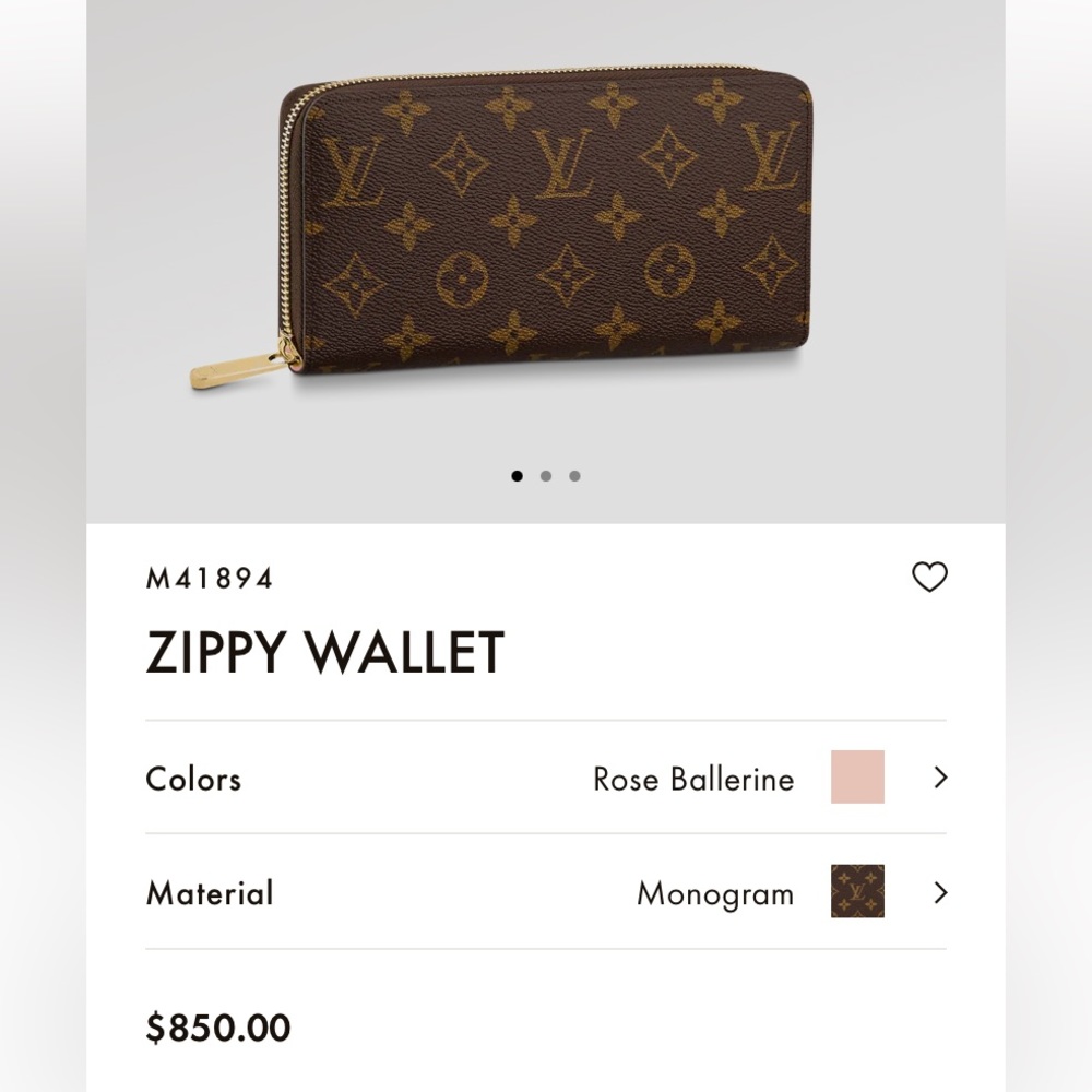 Louis Vuitton Zippy Wallet